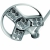 Lampe d\'examen LED Visiano 20-2 CT1 avec fixation plafond