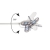 Lampe LED de petite chirurgie mobile sur batterie Triango 100-1 F