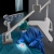 Lampe double de petite chirurgie avec fixation plafond Triango Fokus 100-3 C Duo