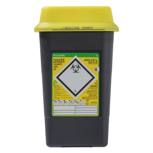 Conteneurs  dchets mdicaux Sharpsafe 7L Dual Protect Pro