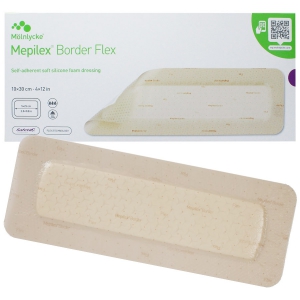 Pansement hydrocellulaire Mepilex Border Flex Molnlycke