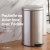 Poubelle inox � p�dale 30 litres