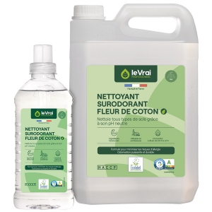 Nettoyant sol surodorant ultra concentr� Fleur de coton