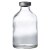 Flacons striles en verre transparent