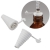 Adaptateur conique flacon-seringue (lot de 25)
