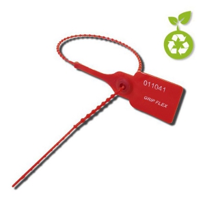Scell de scurit Grip Flex numrot rouge (sachet de 100)