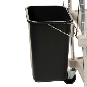 Poubelle avec support inclus pour chariot de service myCART 1627 et 2030