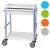 Gu�ridon de soins Agily 600 x 400 - 2 plateaux + 1 tiroir