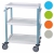 Gu�ridon de soins Agily 600 x 400 - 3 plateaux