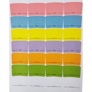 Etiquettes autocollantes pour pilulier Modulo Classic (lot de 504)