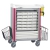 Chariot de distribution de mdicaments DIN NEOP 600 x 400 - 24 lits