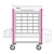 Chariot de distribution de mdicaments DIN NEOP 600 x 400 - 24 lits