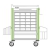 Chariot de distribution de mdicaments DIN NEOP 600 x 400 - 24 lits