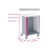 Chariot de distribution de mdicaments DIN NEOP 600 x 400 - 24 lits