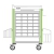 Chariot de distribution de mdicaments DIN NEOP 600 x 400 - 28 lits