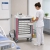 Chariot de distribution de m�dicaments DIN NEOP 600 x 400 - 28 lits