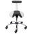 Tabouret selle de cheval � roulettes avec dossier amovible Teqler