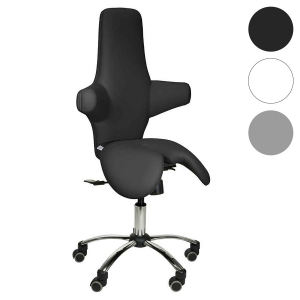 Chaise selle de cheval � roulettes avec dossier haut Teqler