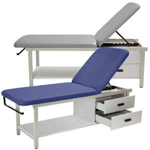 Divan d\'examen hauteur fixe avec tiroirs Teqler