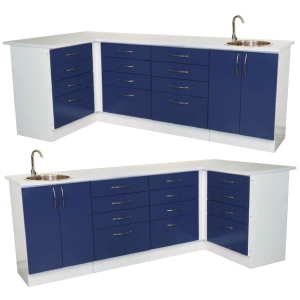 Meuble de rangement m�dical avec �vier Corner Promotal