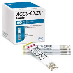 Bandelettes pour lecteur de glyc�mie Accu-Chek Guide
