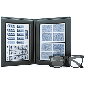 Test de Randot avec lunettes polarises
