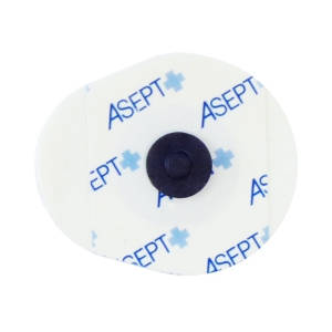 Electrodes radiotransparentes  pression carbone - mousse (sachet de 60)