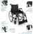 Fauteuil roulant NovoLight avec dossier fixe