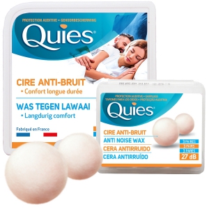 Bouchons d'oreille en cire Quies (3 ou 8 paires)