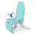 Fauteuil de pr�l�vement hauteur fixe sur pied patins Sana Carina