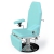 Fauteuil de pr�l�vement hauteur variable hydraulique sur socle chrom� Sana Carina