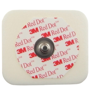 Electrodes 3M Red Dot longue durée - Mousse 2560 ( sachet de 50 )