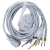Cble patient 10 fils compatible ECG Nihon Kohden (3/6/12 pistes)