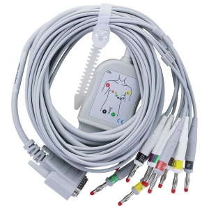 Câble patient 10 fils compatible ECG Nihon Kohden (3/6/12 pistes)