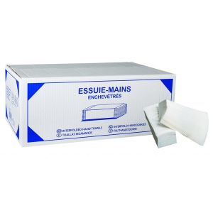 Papier Essuie-main Industriel AIRLAID /1 pli / 371 feuilles / 130