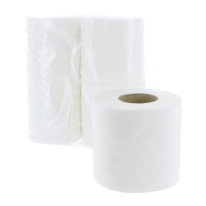 Papier toilette en ouate microgaufré double épaisseur - 4 rlx