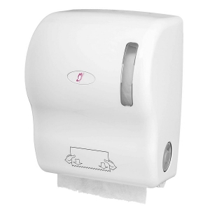 Distributeur de papier essuie-mains � coupe automatique