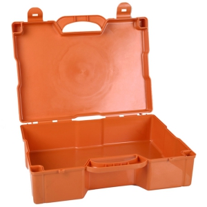 Mallette de secours en plastique vide - 46 x 34,5 x 14 ,5 cm