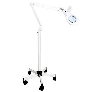 Lampe loupe LED VERA + pied roulant LID