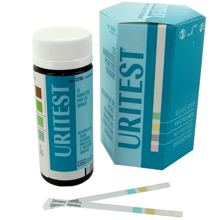 Uristix 50 bandelettes urinaires Glucose Protéines