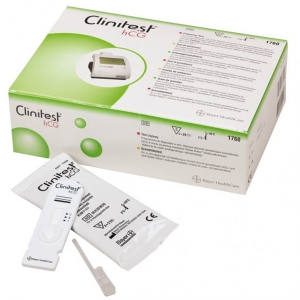 Bandelettes Clinistest hCG test de grossesse Siemens (bote de 25)