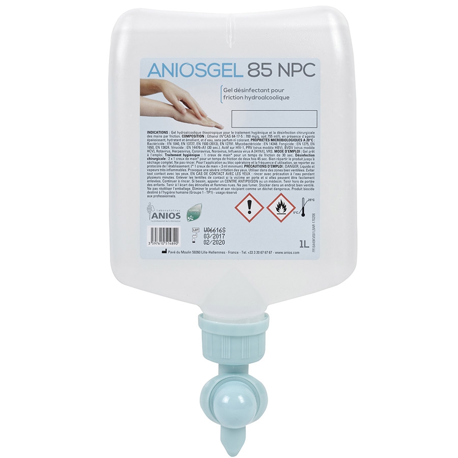 Aniogel 85 NPC - Gel hydroalcoolique pas cher