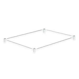 Barre de protection pour guridon Gima 2 plateaux