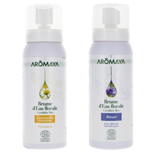 Brume d\'eau florale Aromaya Bio