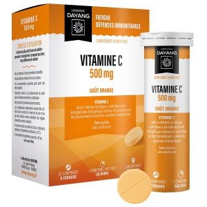 Pastilles effervescentes vitamine C 500mg Dayang