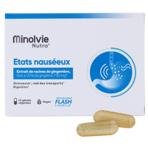 G�lules pour �tats naus�eux Minolvie Nutra\'