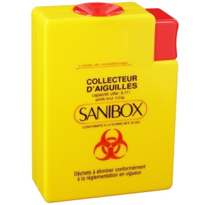 Collecteur d\'aiguilles Sanibox mini 170 mL