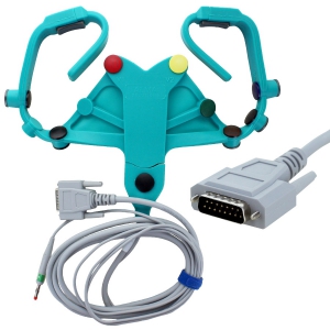 Ceinture ECG � anses avec c�ble patient int�gr� Levmed (connecteur type D avec vis)