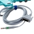 Ceinture ECG � anses avec c�ble patient int�gr� Levmed (connecteur type D avec vis)