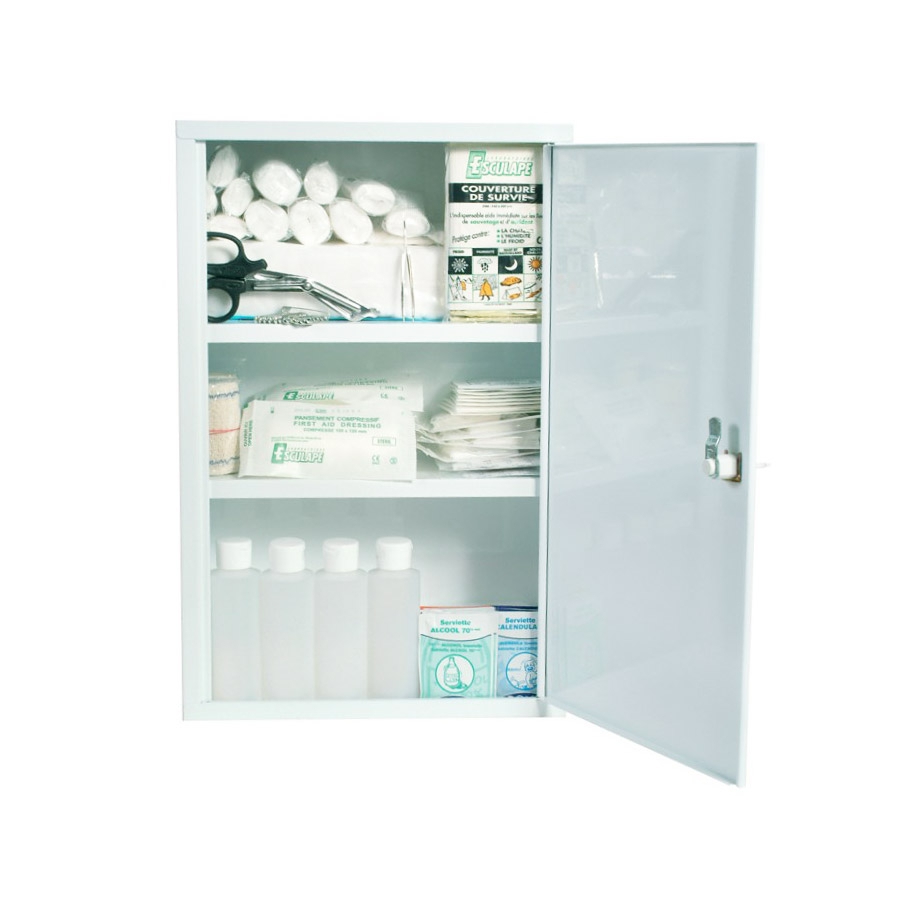 Armoire à pharmacie avec coffre à toxiques